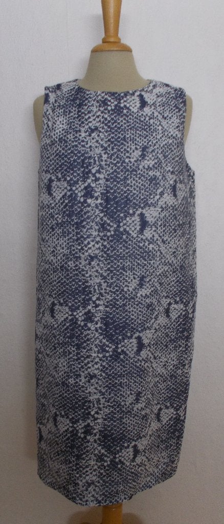 Mooie linnen mix print jurk van Purdey! M, Maat 38/40 (M), Zo goed als nieuw, Knielengte, Verzenden