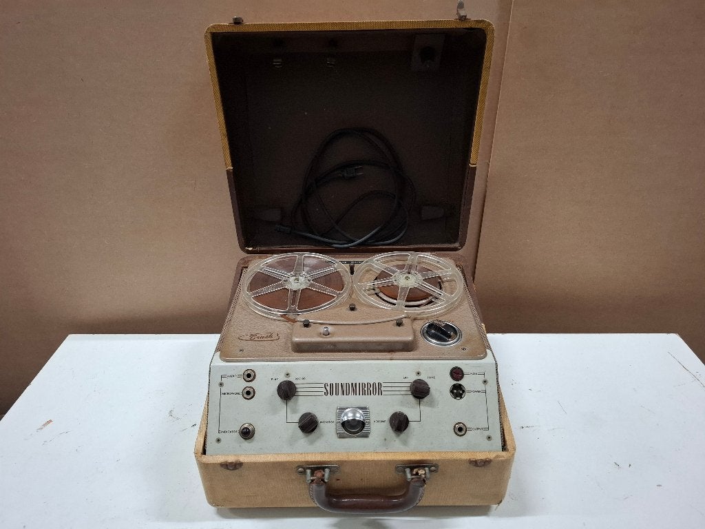 Zeldzame Brush Soundmirror BK-443 Bandrecorder (ca. 1950), Ophalen, Brush SoundMirror, Onbekend, Onbekend