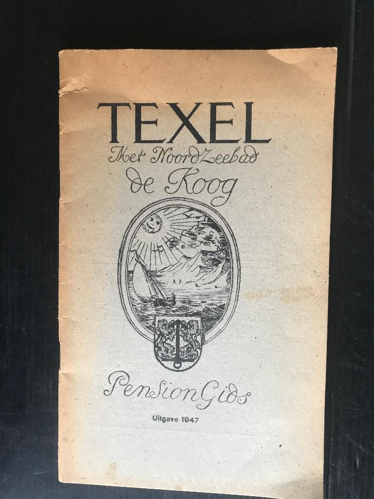 Texel, Het Noordzeebad De Koog, 1947, Ophalen of Verzenden, Gelezen