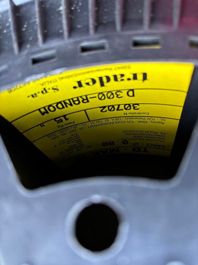 Lasdraad nieuw op rol, Ophalen, Zo goed als nieuw, Minder dan 150 ampère, Co2