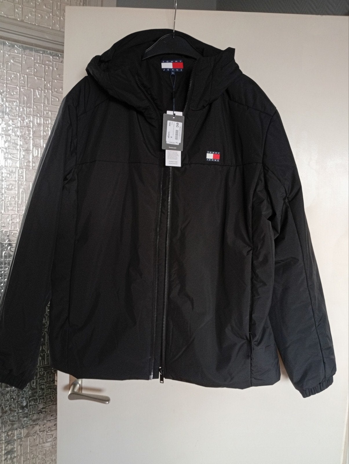 Heren winterjas. merk Tommy jeans,, Ophalen of Verzenden, Nieuw, Maat 56/58 (XL), Zwart