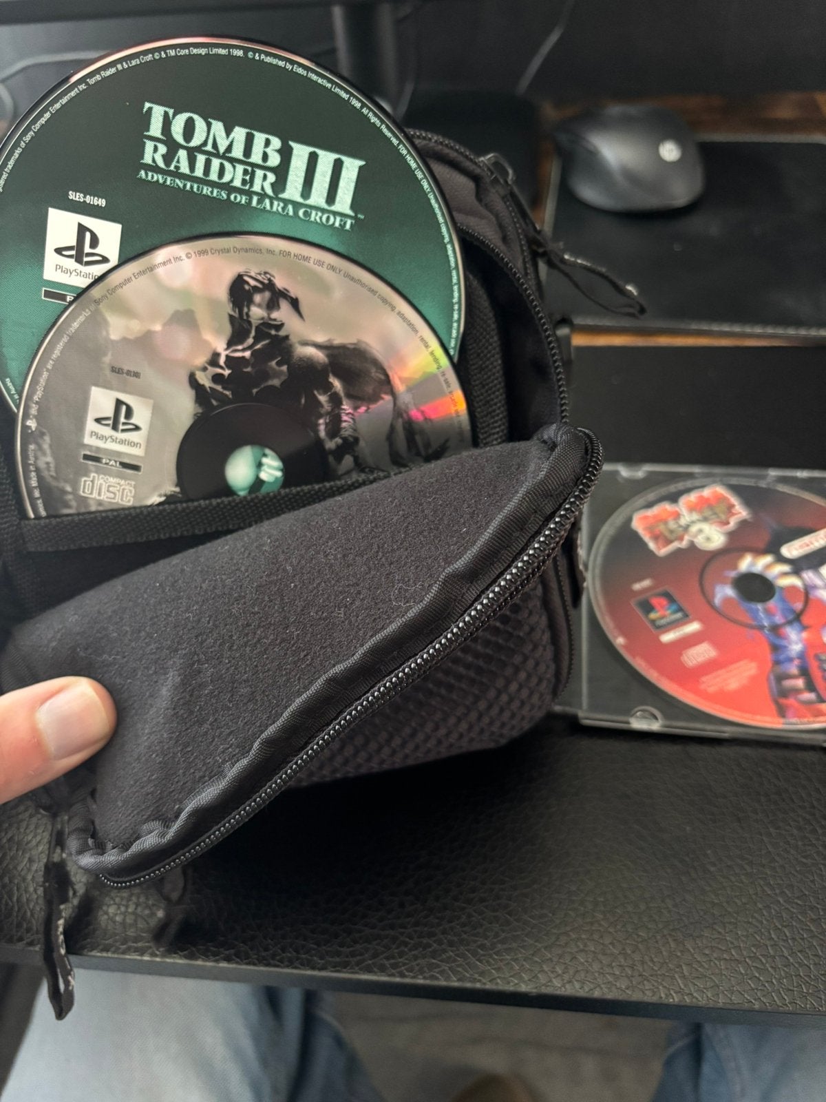 3x Ps1 games met handige opbergtas!, Spelcomputers en Games, Games | Sony PlayStation 1, Gebruikt, Vechten, 1 speler, Eén computer