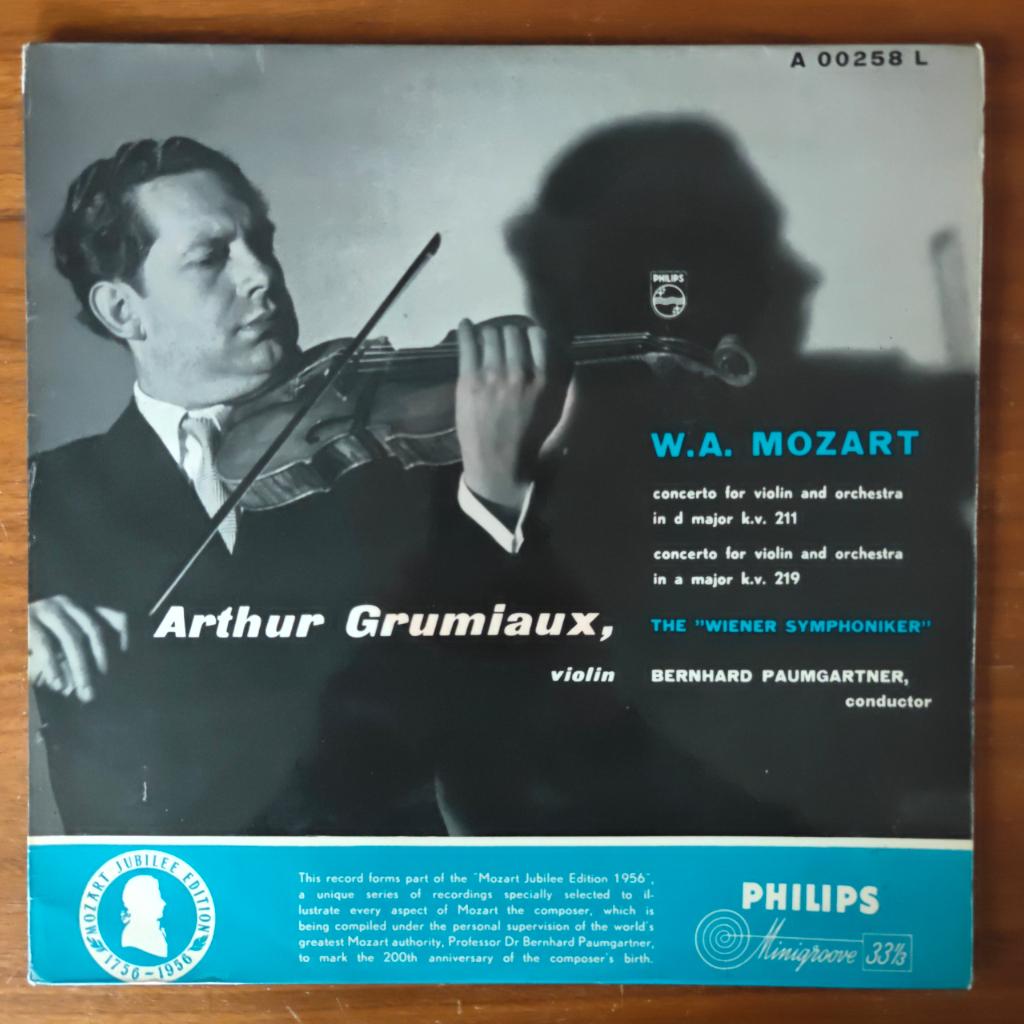 LP - Arthur Grumiaux - Concertos For Violin & Orchestra, Kamermuziek, Ophalen of Verzenden, Zo goed als nieuw, 12 inch