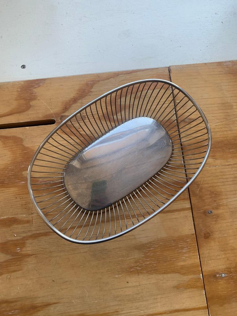 Alessi vintage mandje, Ophalen of Verzenden, Zo goed als nieuw, Ovaal, Overige materialen