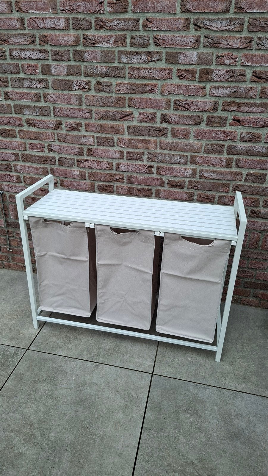 wasmand sorteerder  3 uitneembare zakken, wit, 92,5x33x72, Overige typen, Nieuw, Minder dan 100 cm, 25 tot 50 cm