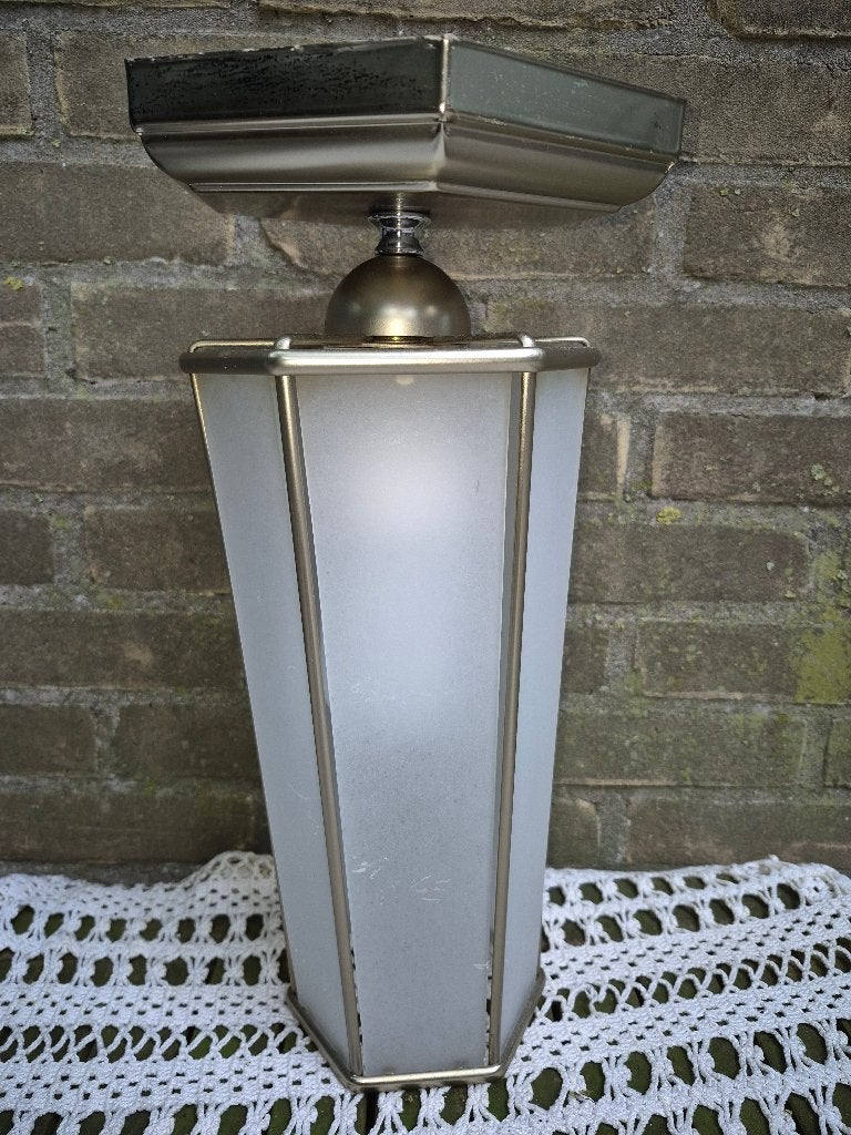 Italiaanse plafondlamp/plafonniere, Huis en Inrichting, Lampen | Plafondlampen, Gebruikt, Inclusief lichtbron, Ophalen of Verzenden