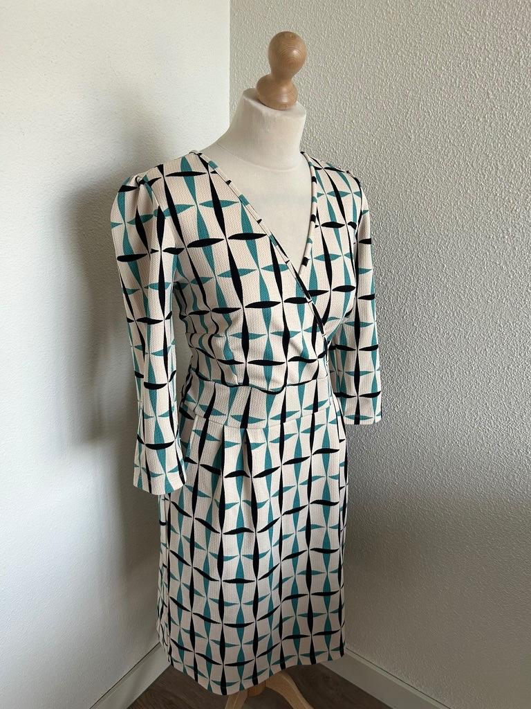 King Louie maat XL grafische tulip cross dress najaar 2383, Blauw, Maat 46/48 (XL) of groter, Ophalen of Verzenden, Zo goed als nieuw