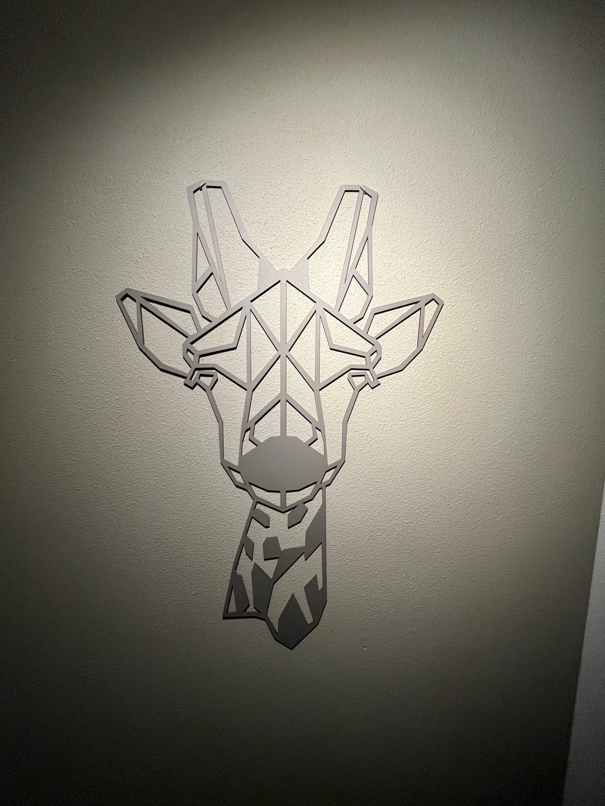 Houten giraffe voor aan de muur, Ophalen of Verzenden, Zo goed als nieuw