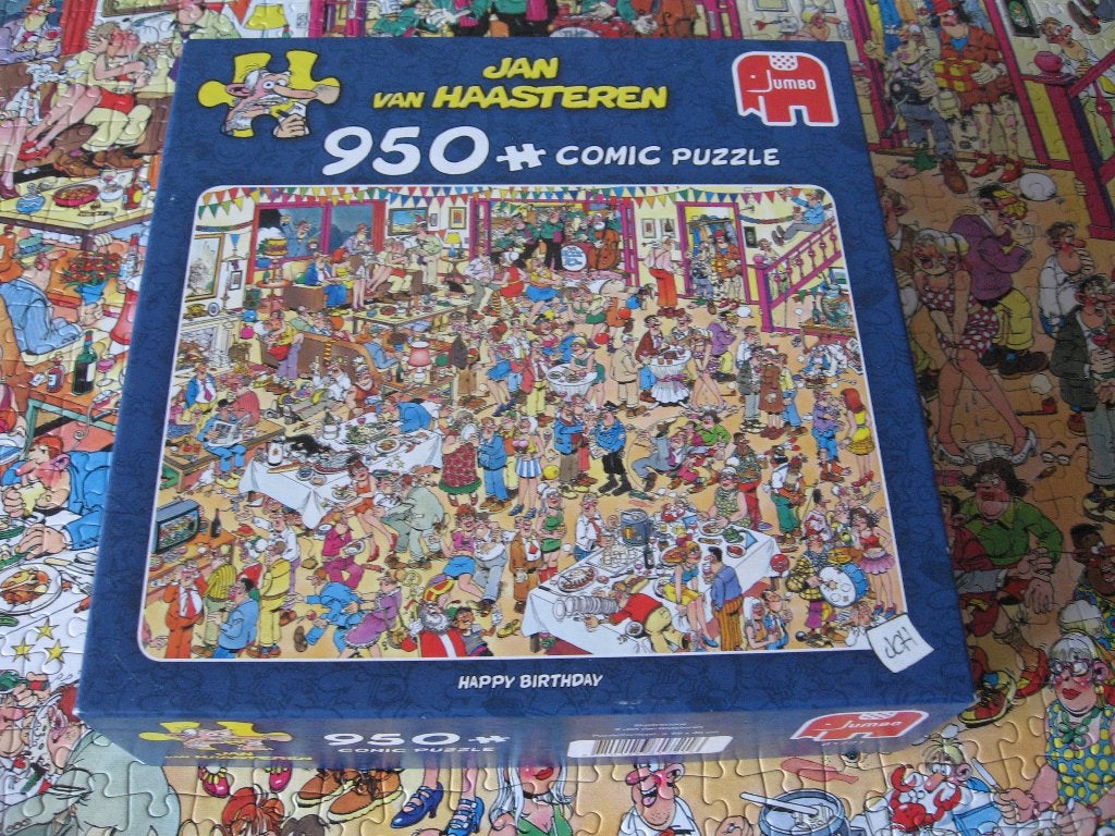 Jan van Haasteren HAPPY BIRTHDAY 950 stukjes, Ophalen of Verzenden, 500 t/m 1500 stukjes, Gebruikt, Legpuzzel