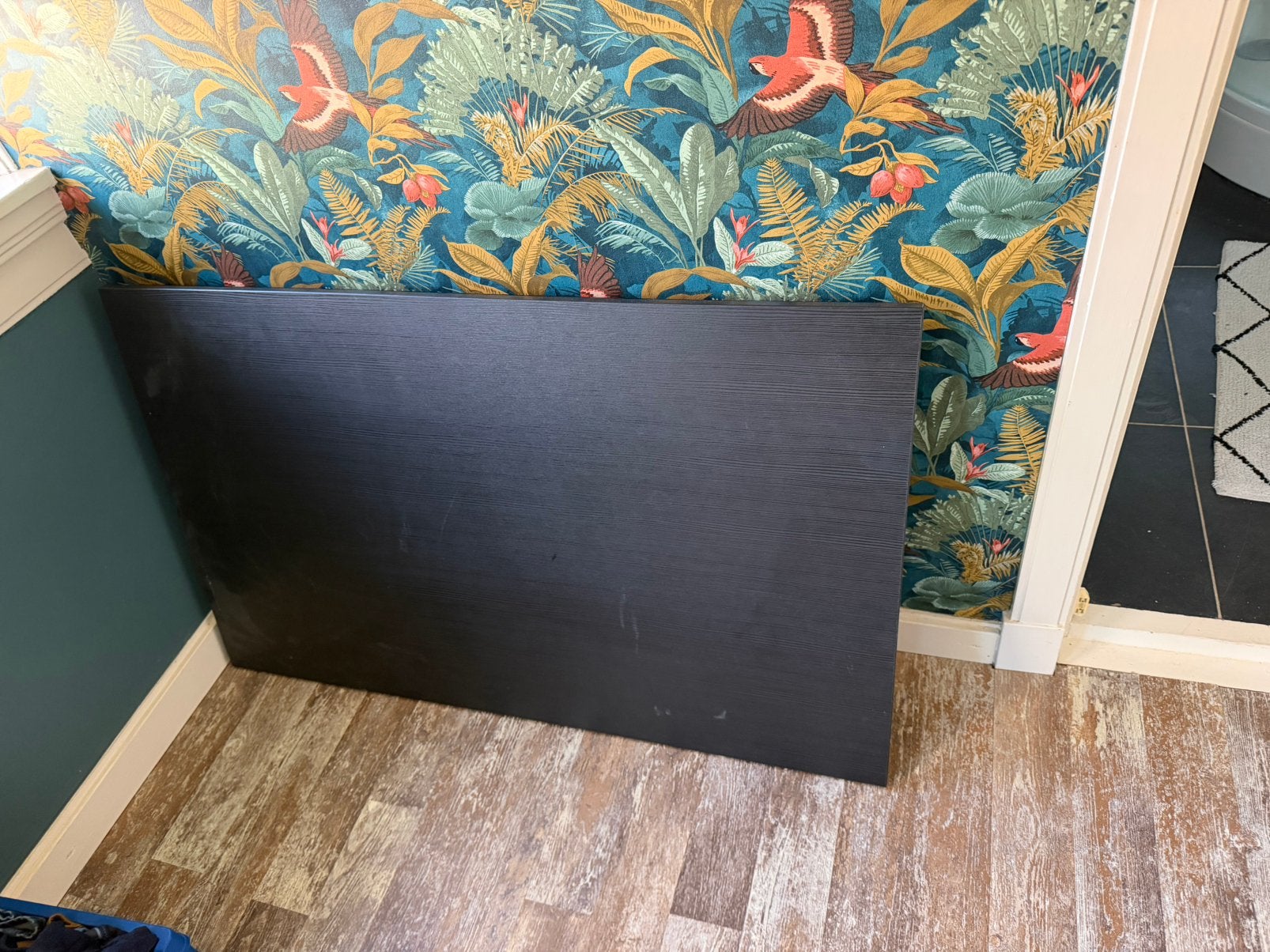 Verlaagd bureau/ salontafel Ikea 110x67x52H, Ophalen, Zwart, Gebruikt, 110 cm