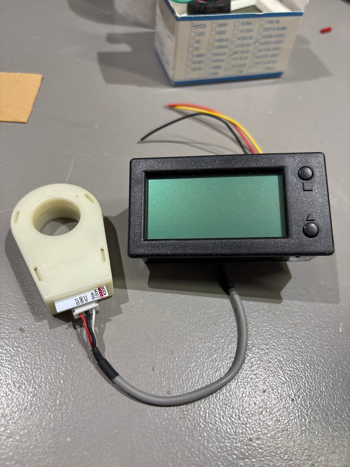 WLS-PVA200 LCD Voltmeter Amperemeter met Stroomsensor, Ophalen, Nieuw, Elektriciteit