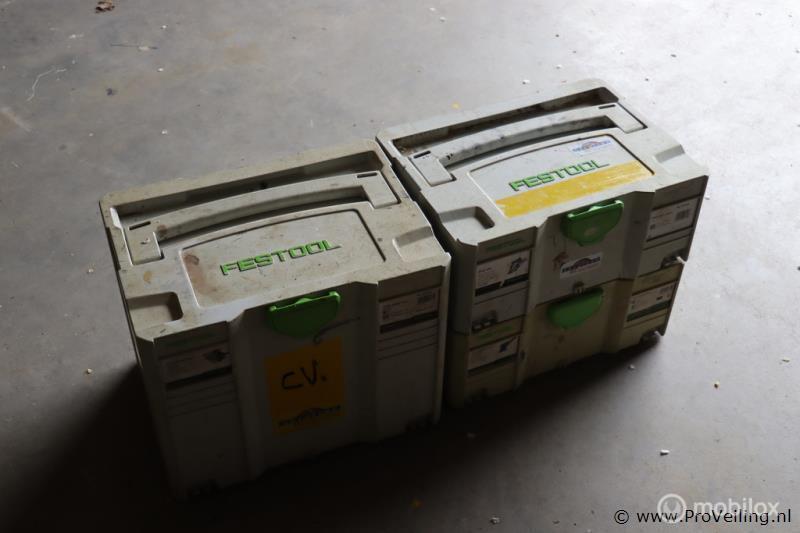 Online Veiling: Festool Systainer T-LOC Opbergkisten (lee..., Gebruikt