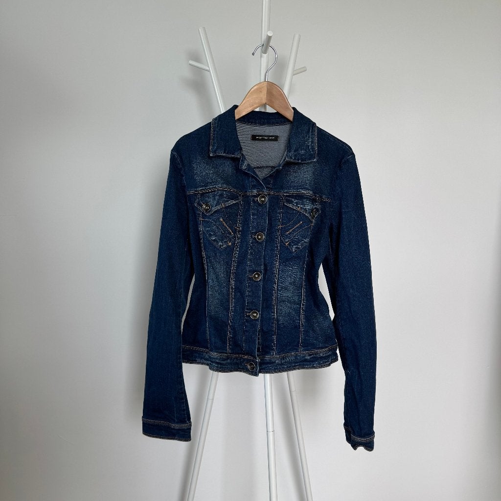 Y2K Fornarina spijkerjas / denim jacket (lees beschrijving), Maat 38/40 (M), Blauw, Fornarina, Ophalen of Verzenden