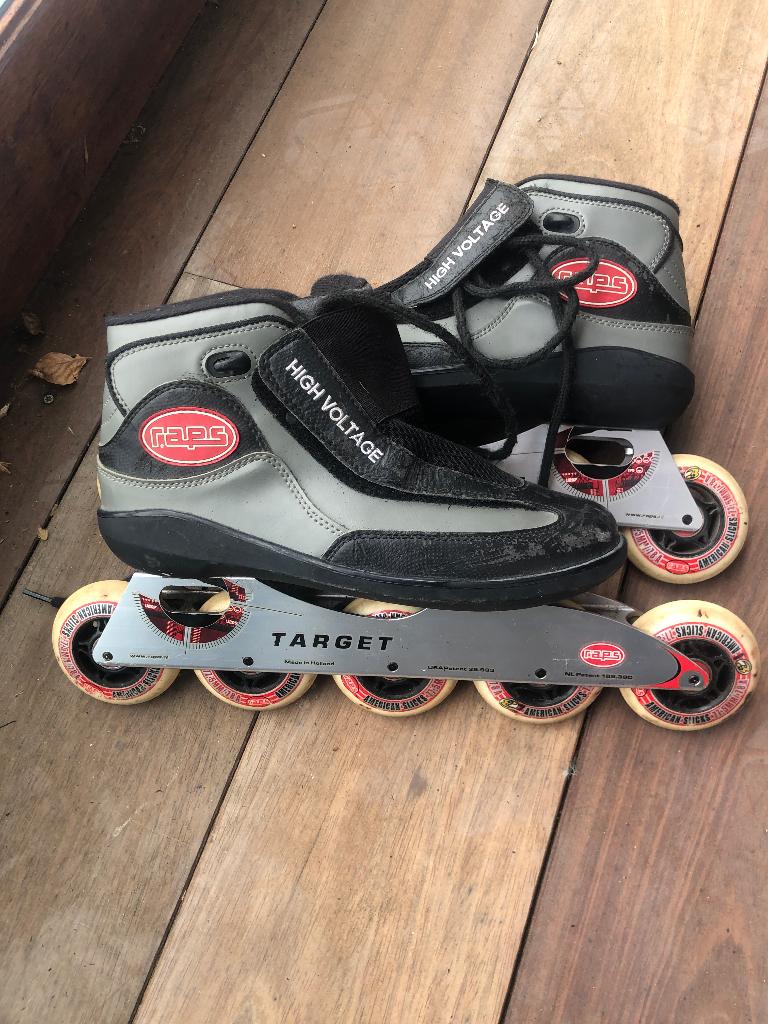 Skeelers Raps maat 40 5wielen, Gebruikt, Inline skates 5 wielen, Ophalen, Overige merken