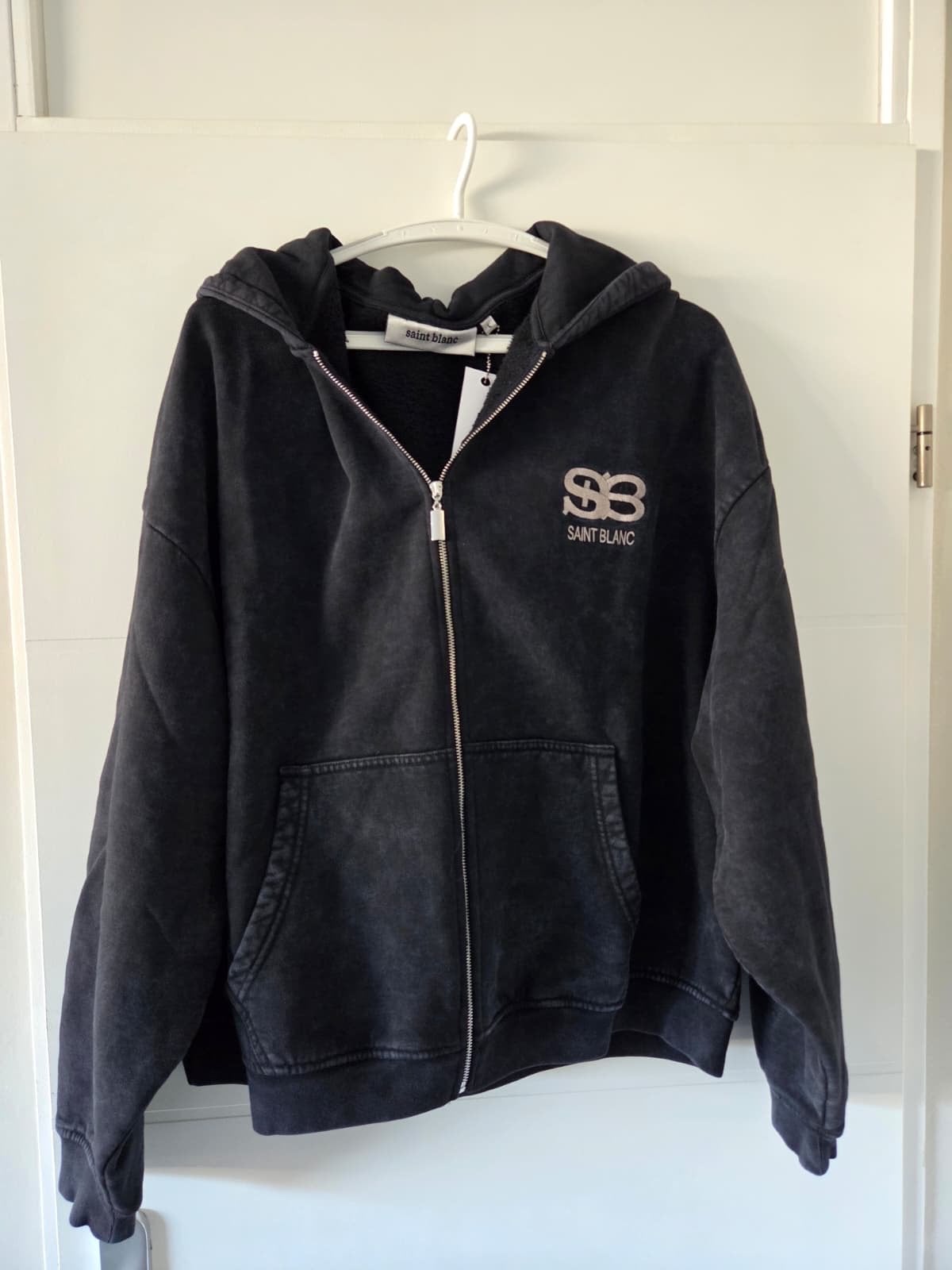Saint Blanc Vest met capuchon en rits - Nieuw met kaartjes, Kleding | Heren, Truien en Vesten, Ophalen of Verzenden, Nieuw, Maat 52/54 (L)