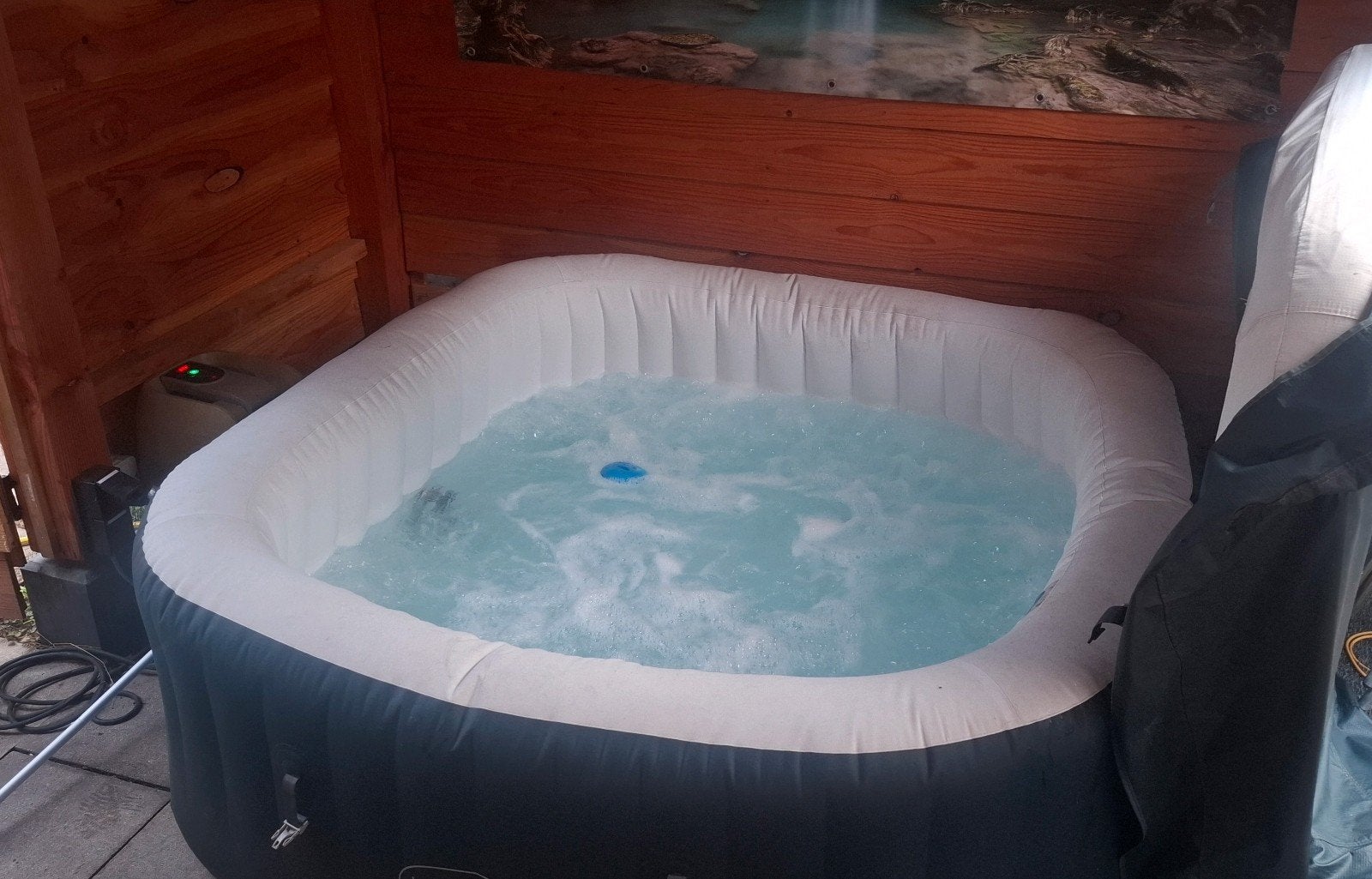 Lay-Z-Spa Opblaasbare Jacuzzi ibiza, Ophalen, Gebruikt, Filter, Opblaasbaar