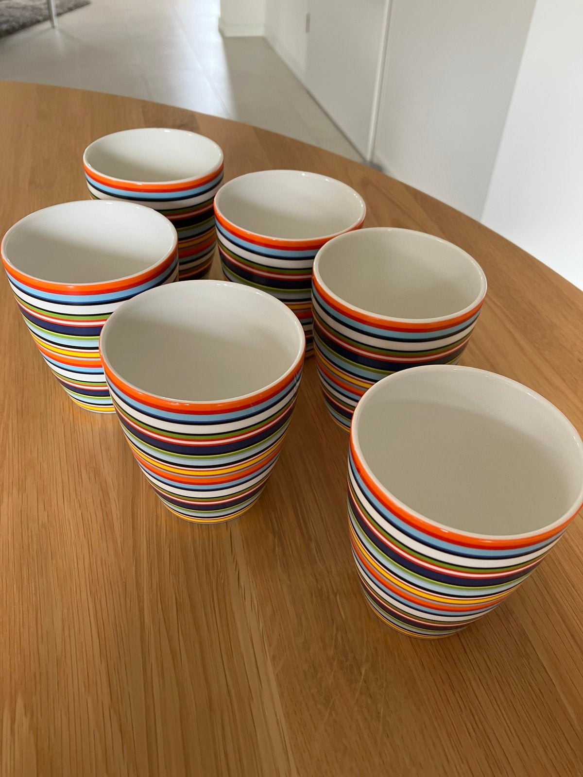 6 bekers van Iittala serie Origo, Ophalen, Mok, Zo goed als nieuw, Modern