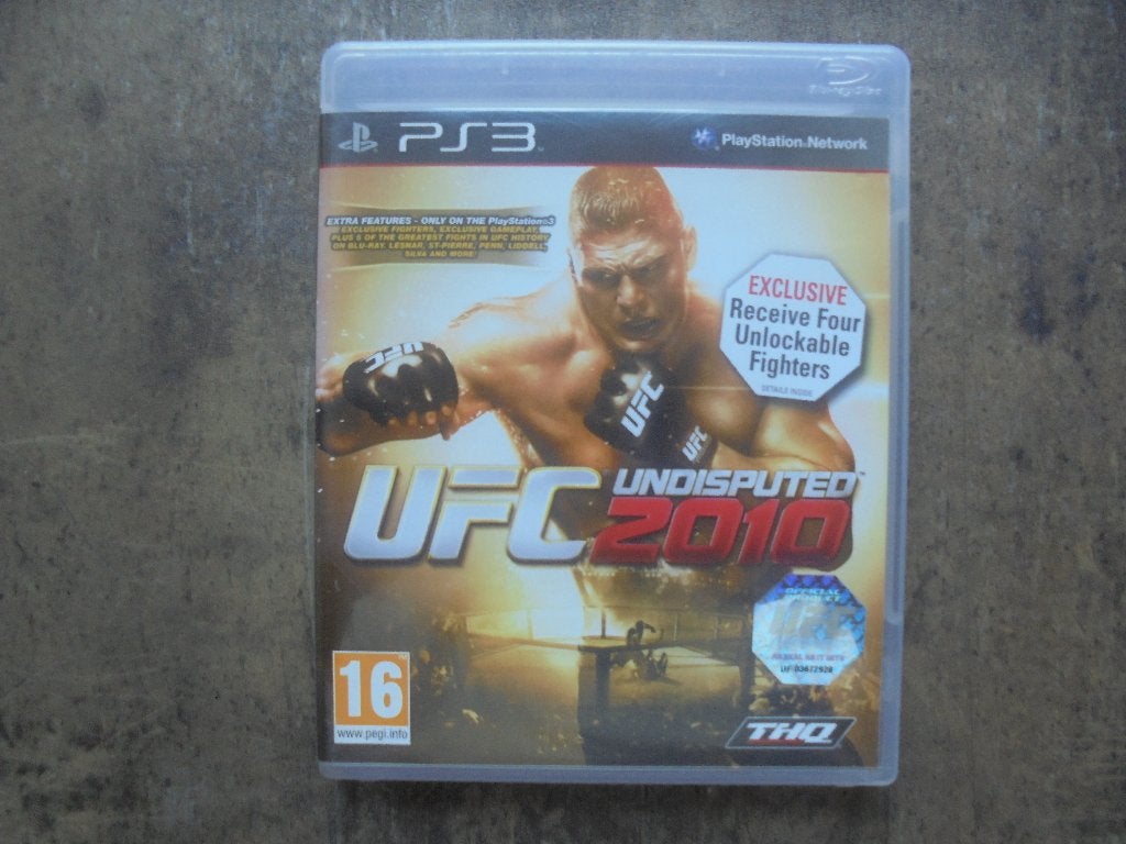 UFC 2010 Undisputed voor PS3 (zie foto's), Gebruikt, Vechten, 2 spelers, Ophalen of Verzenden