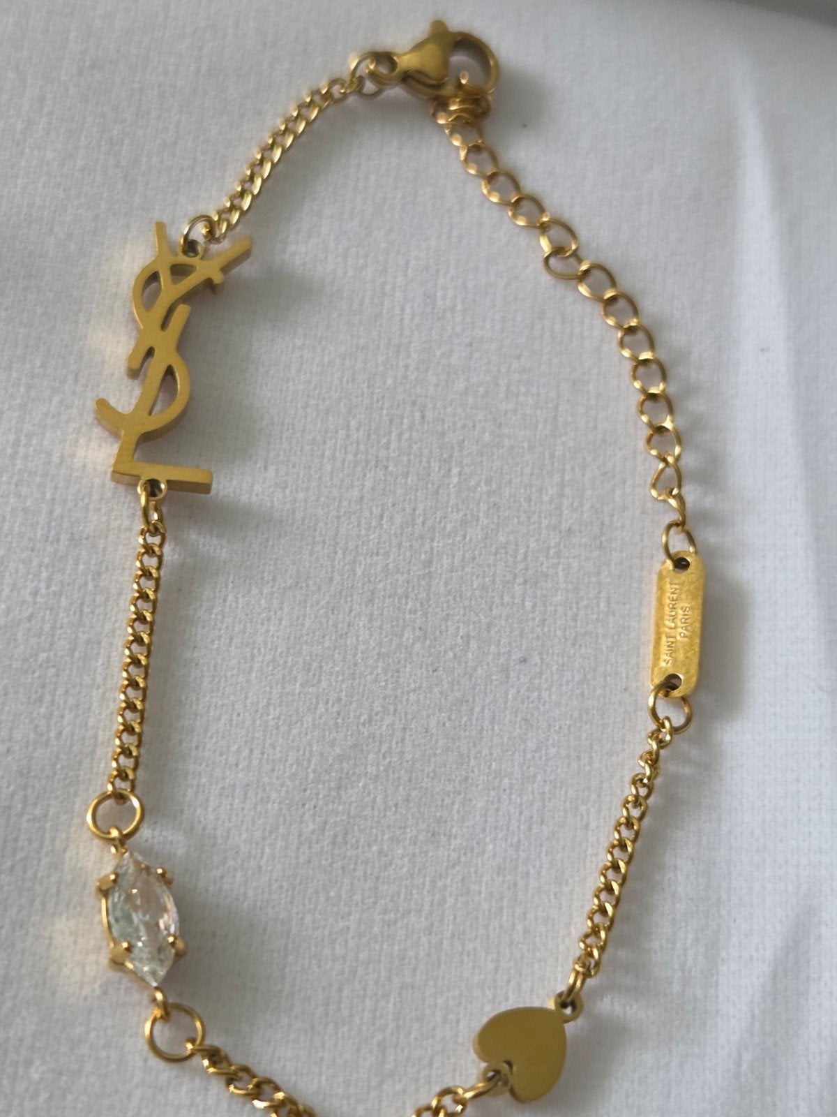 YSL armband goud stainless steel, Staal, Nieuw, Ophalen of Verzenden, Goud