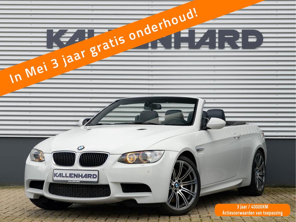 BMW 3 Serie Cabrio M3 DCT - Lagerschalen - LCI - Navi CIC, Auto's, BMW, Achterwielaandrijving, Gebruikt, 4 stoelen, Wit