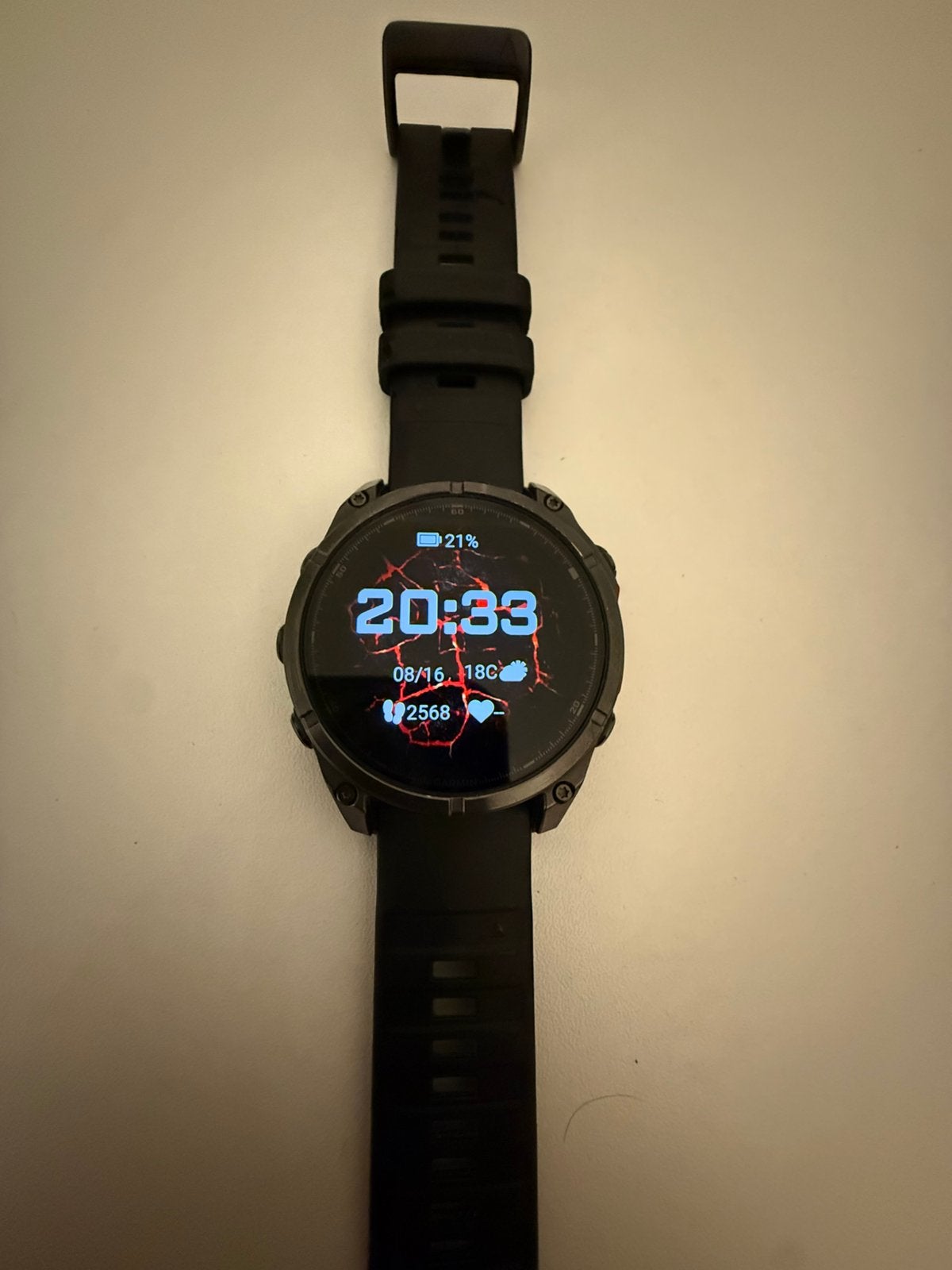 Garmin fenix 8 amoled 47mm, Ophalen, Zo goed als nieuw, Waterdicht, Grijs