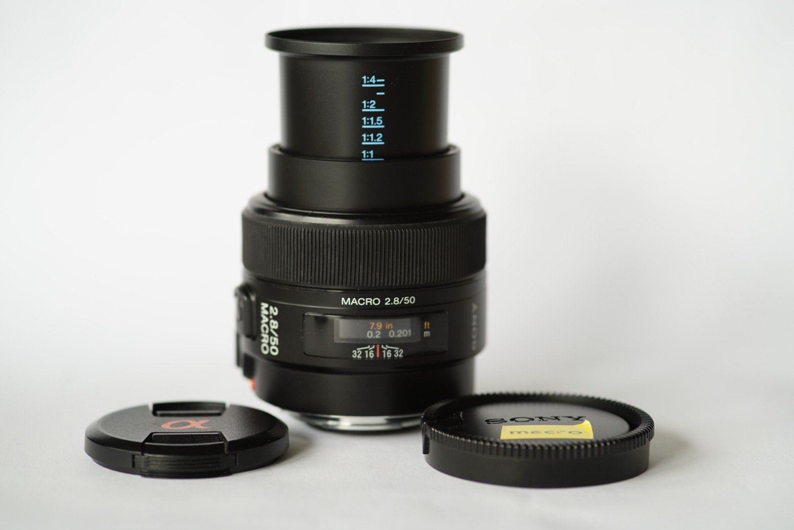 Sony 50mm f/2.8 Macro objectief - Als nieuw, Sony, Autofocus, Ophalen of Verzenden, Zo goed als nieuw
