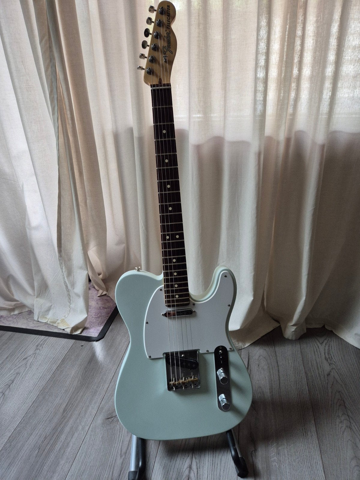 Fender American Performer Telecaster RW Satin Sonic Blue, Muziek en Instrumenten, Ophalen, Zo goed als nieuw, Solid body, Fender