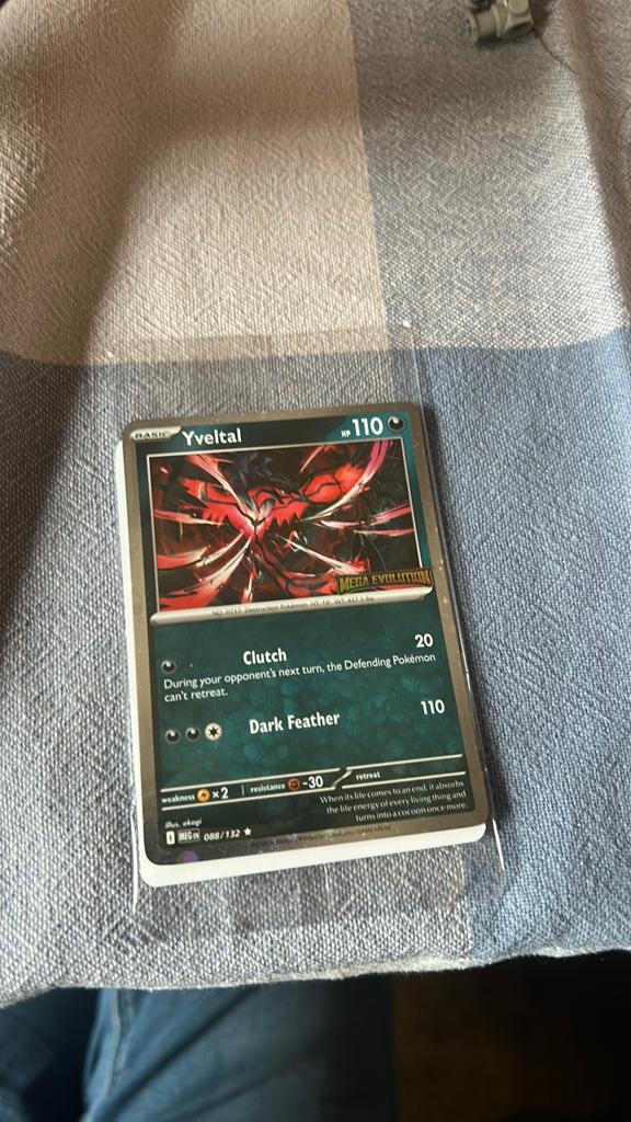 Pokemon kaart yveltal, Ophalen, Nieuw, Losse kaart