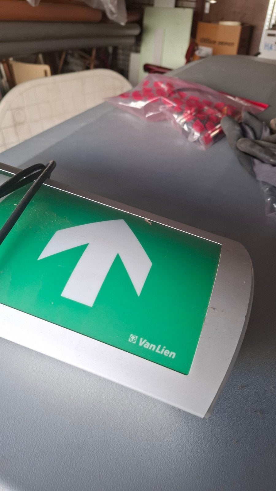 VanLien Nooduitgang Verlichting - Pijl en Renne Man, Doe-het-zelf en Verbouw, Ophalen of Verzenden