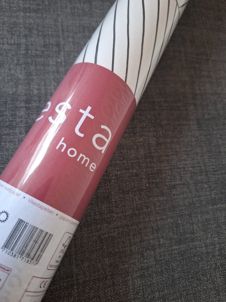 Esta behang - wit visgraat  (nieuw), Ophalen of Verzenden, Wit, Esta Home
