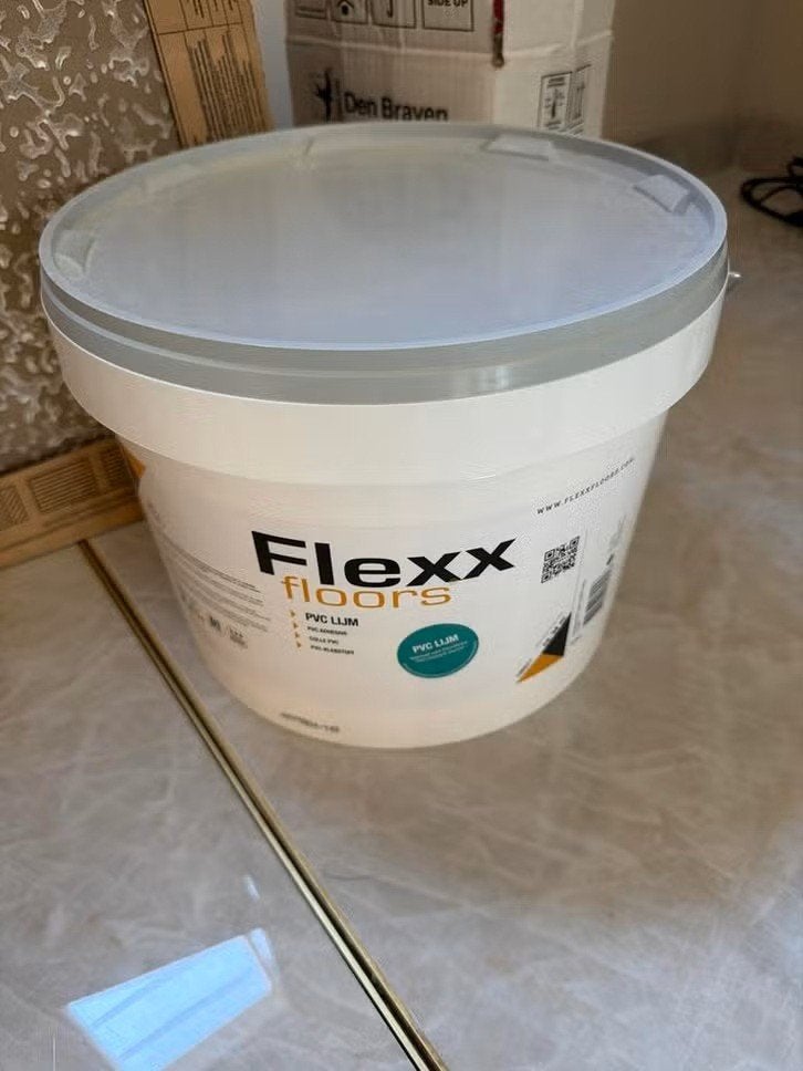 Flex Floors PVC Lijm - 120 Liter Premium Kwaliteit, Ophalen, 75 m² of meer, Wit, Nieuw