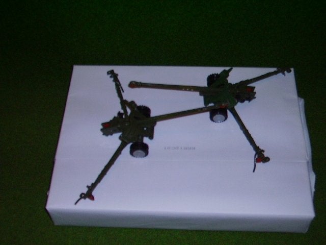 Houwitzer kanonnen, Ophalen of Verzenden, Landmacht, Amerika, Miniatuur of Beeldje
