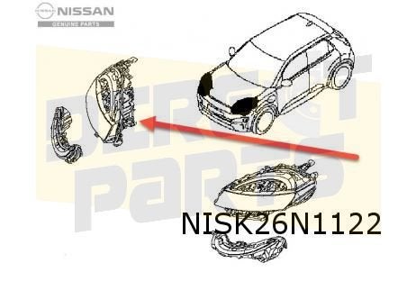Nissan Micra (9/25-) (K15) (HTB) koplamp Rechts Origineel! 2, -, Verzenden, -, Nieuw