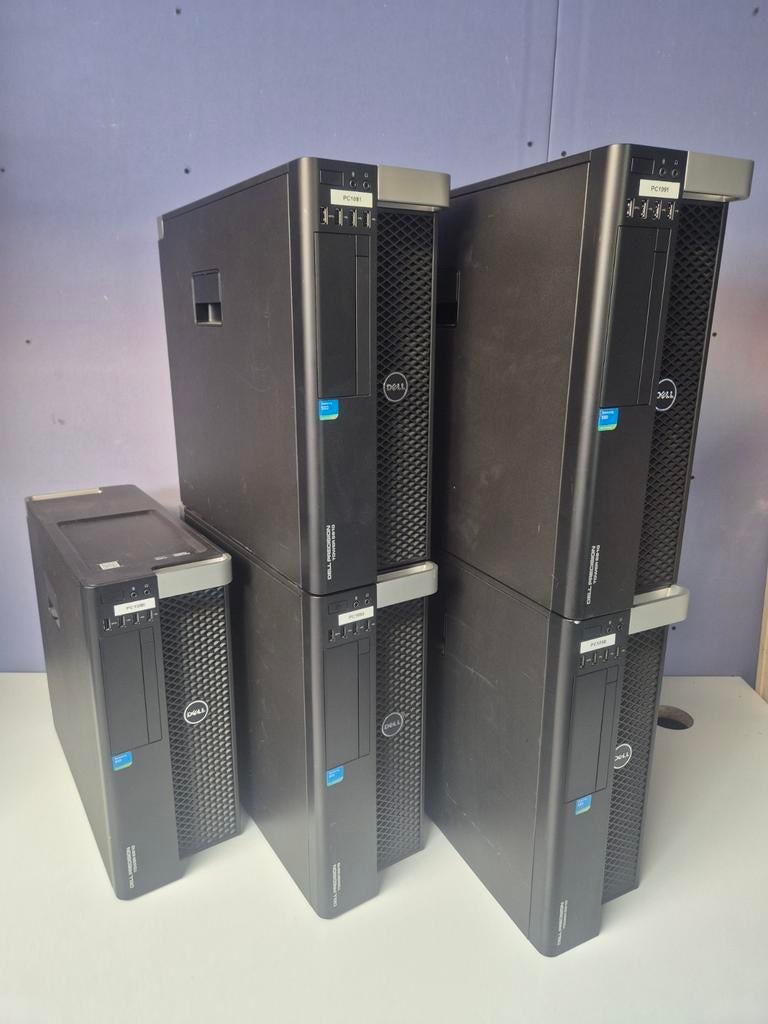 Dell Precision Workstations: 5x 5810 & 1x 3630 (Xeon, SSD), Gebruikt, 32 GB, Intel Xeon, Ophalen of Verzenden