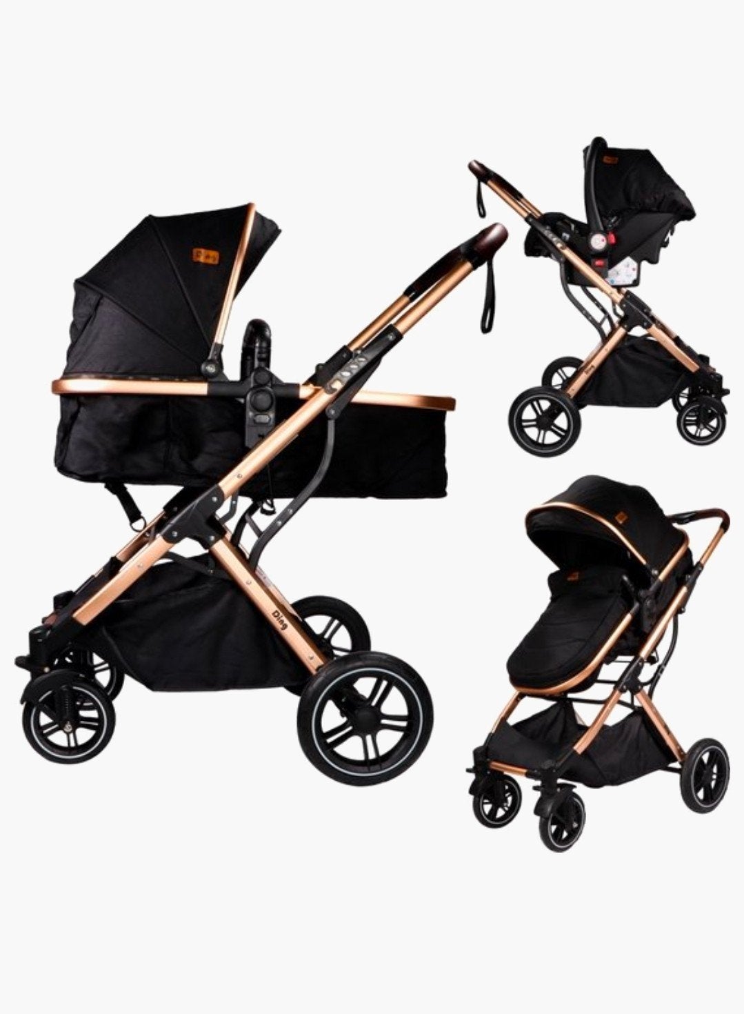 kinderwagen 3 in 1 DING, Ophalen