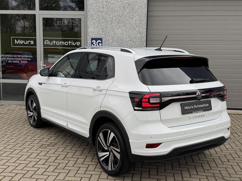 Volkswagen T-Cross 1.5 TSI 2x R-line Virtual/Stoelver/ACC/Ca, Auto's, Volkswagen, T-Cross, Zwart, 4 cilinders, 150 pk