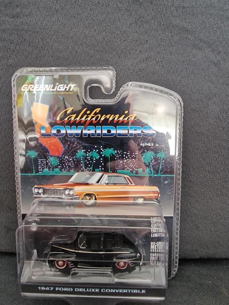 Ford Deluxe Convertible "Lowrider" Greenlight 1:64, Hobby en Vrije tijd, Christian@diecastcompany.nl, Auto, Diecast Company, Nieuw