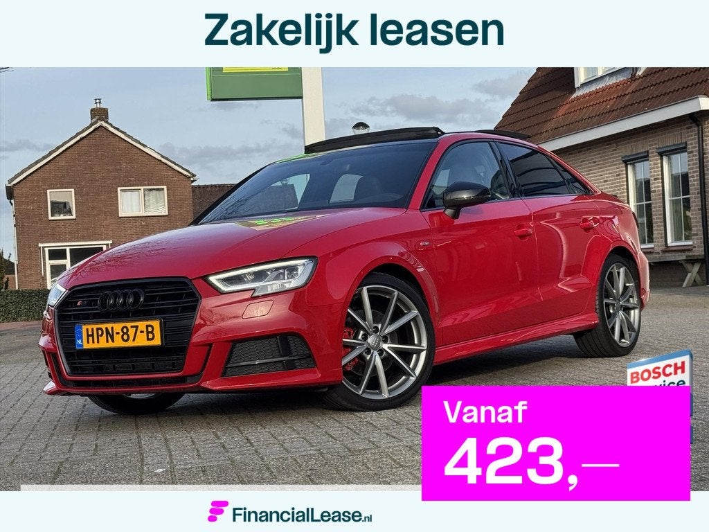 Audi A3 Limousine 2.0 TFSI Quattro 300PK / S3 Uitgevoerd / P, Automaat, 1380 kg, Gebruikt, Euro 6