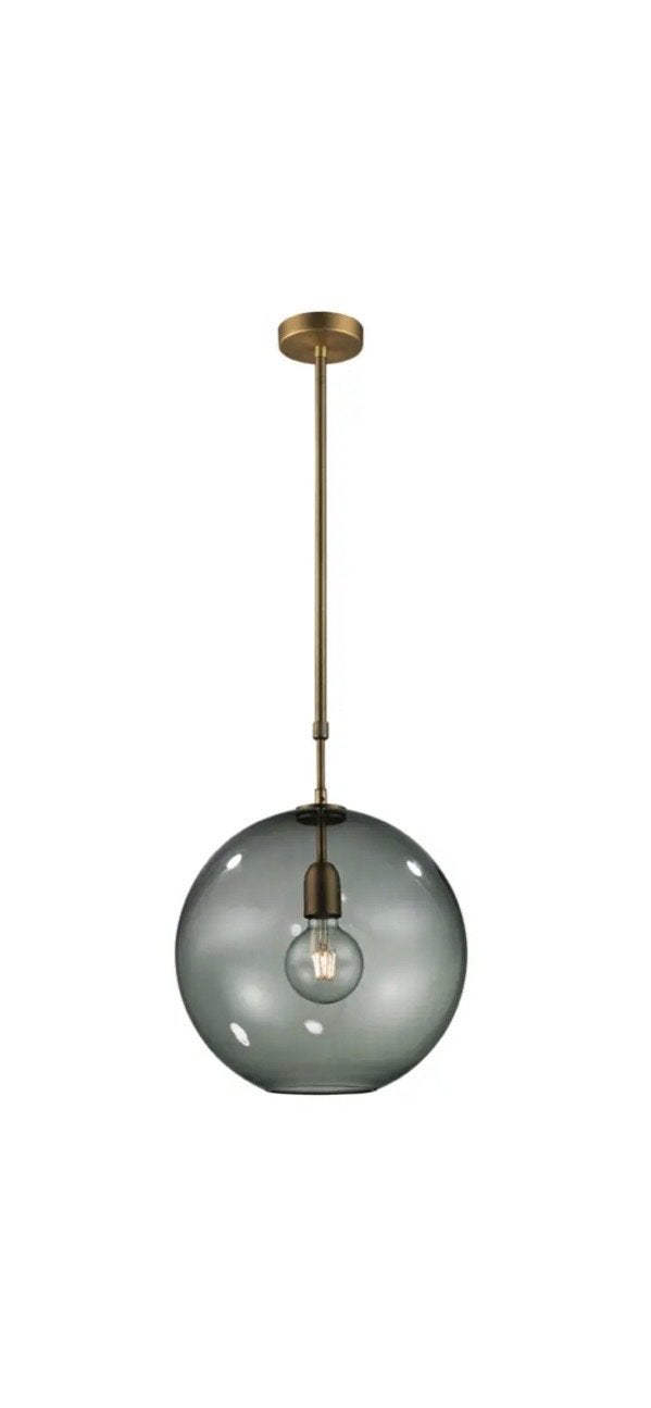 Moderne hanglamp met glazen bol - Nieuw, Ophalen, Nieuw, Glas, E27 (groot)