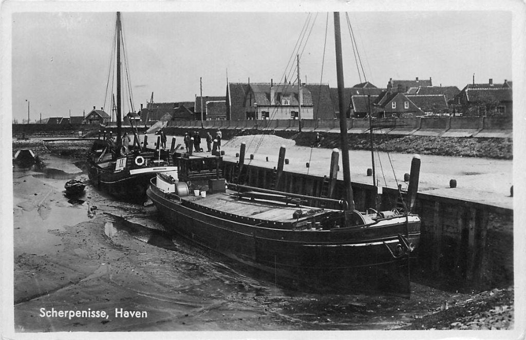 378-328-023 Scherpenisse Haven, Verzenden, Voor 1920, Zeeland
