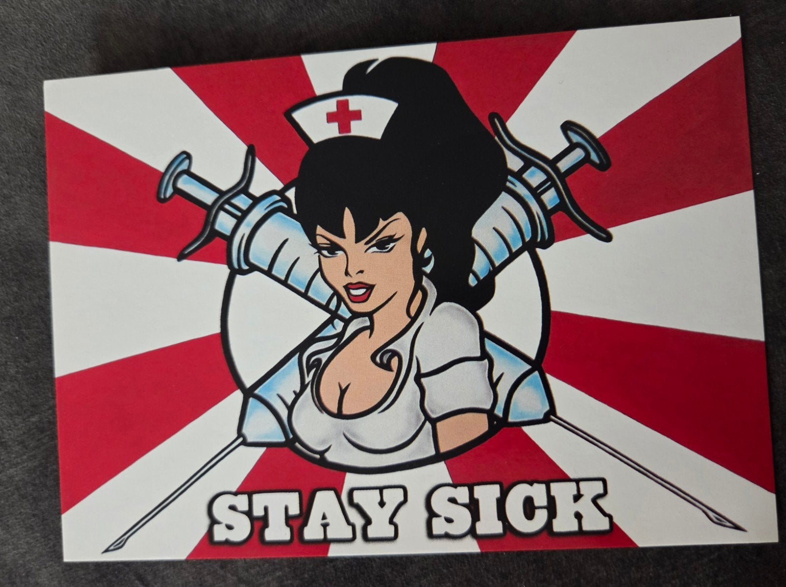 "Stay Sick" - Claudia B.S.A., Verzenden, 1980 tot heden, Ongelopen, Overige thema's