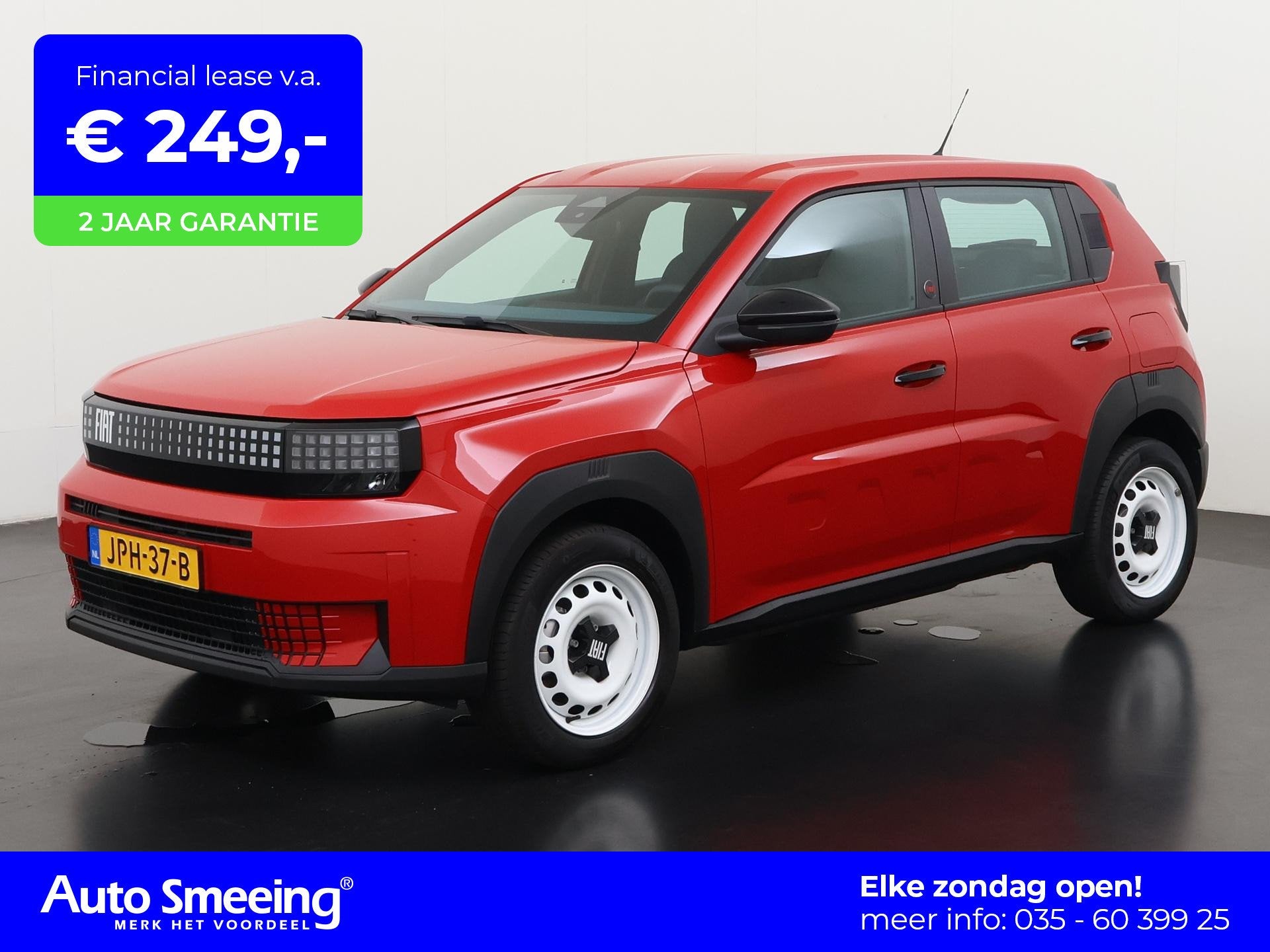 Fiat Grande Panda RED 11kW 44 kWh | Digital Cockpit | Apple/, Auto's, 12 maanden, Stof, Gebruikt, Panda