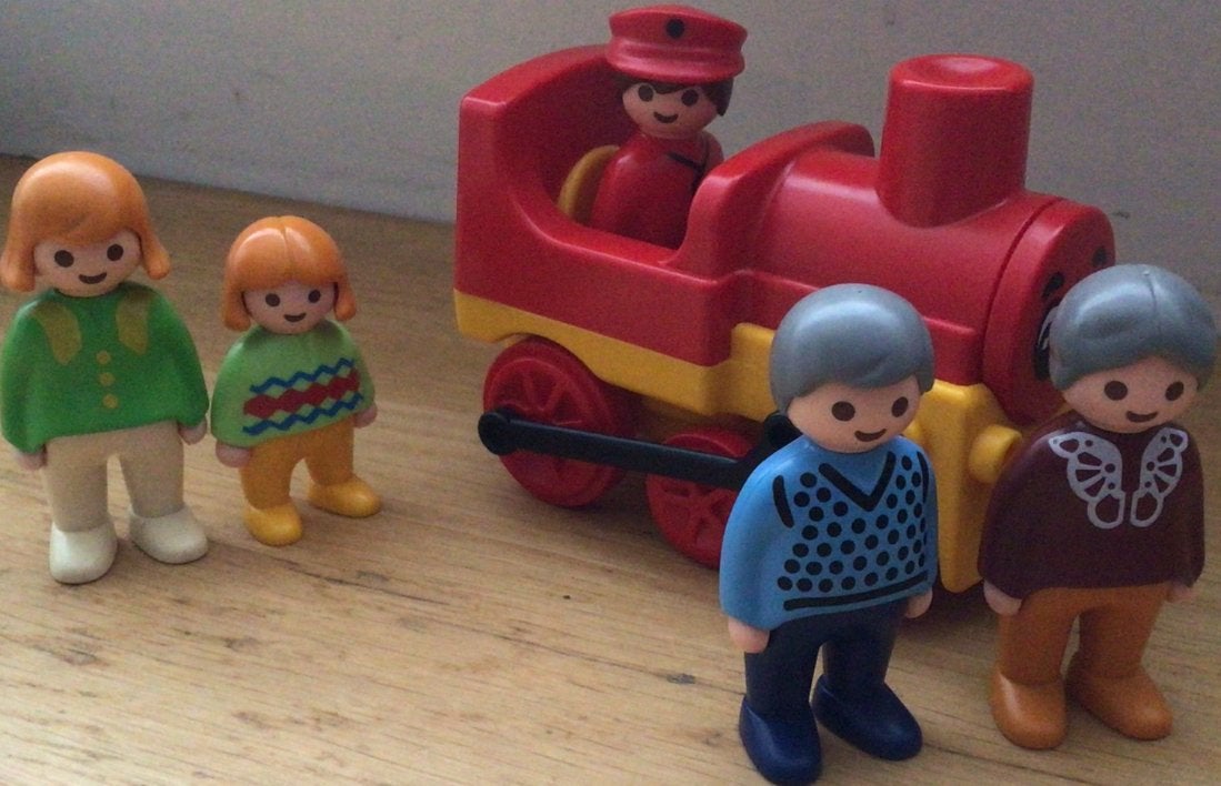 Playmobil 123 Treinset met Figuren en Accessoires, Ophalen of Verzenden, Gebruikt