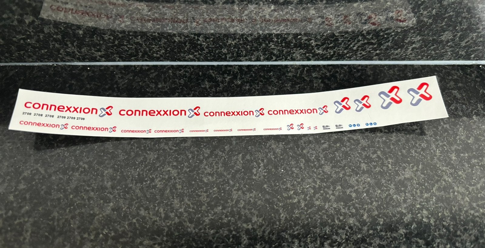Decals transfer logo set Connexxion rood bus ov 1:87 H0, Hobby en Vrije tijd, Modelauto's | 1:87, Verzenden, Nieuw, Overige merken