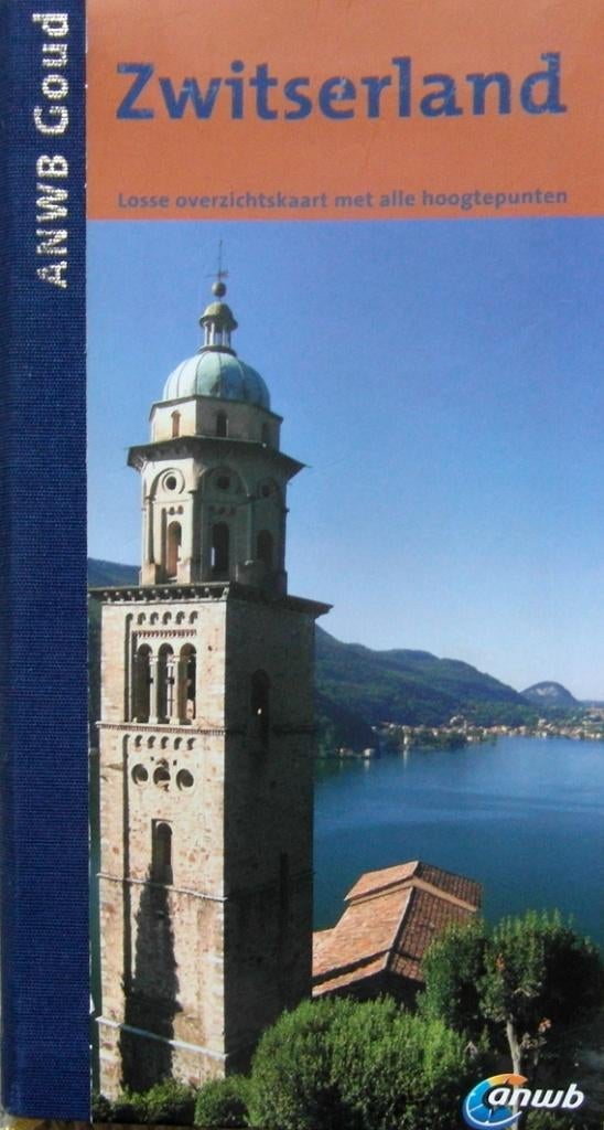 ZWITSERLAND. ANWB Goud  HC (Geen losse kaart), Europa, Ophalen of Verzenden, Zo goed als nieuw, Reisgids of -boek
