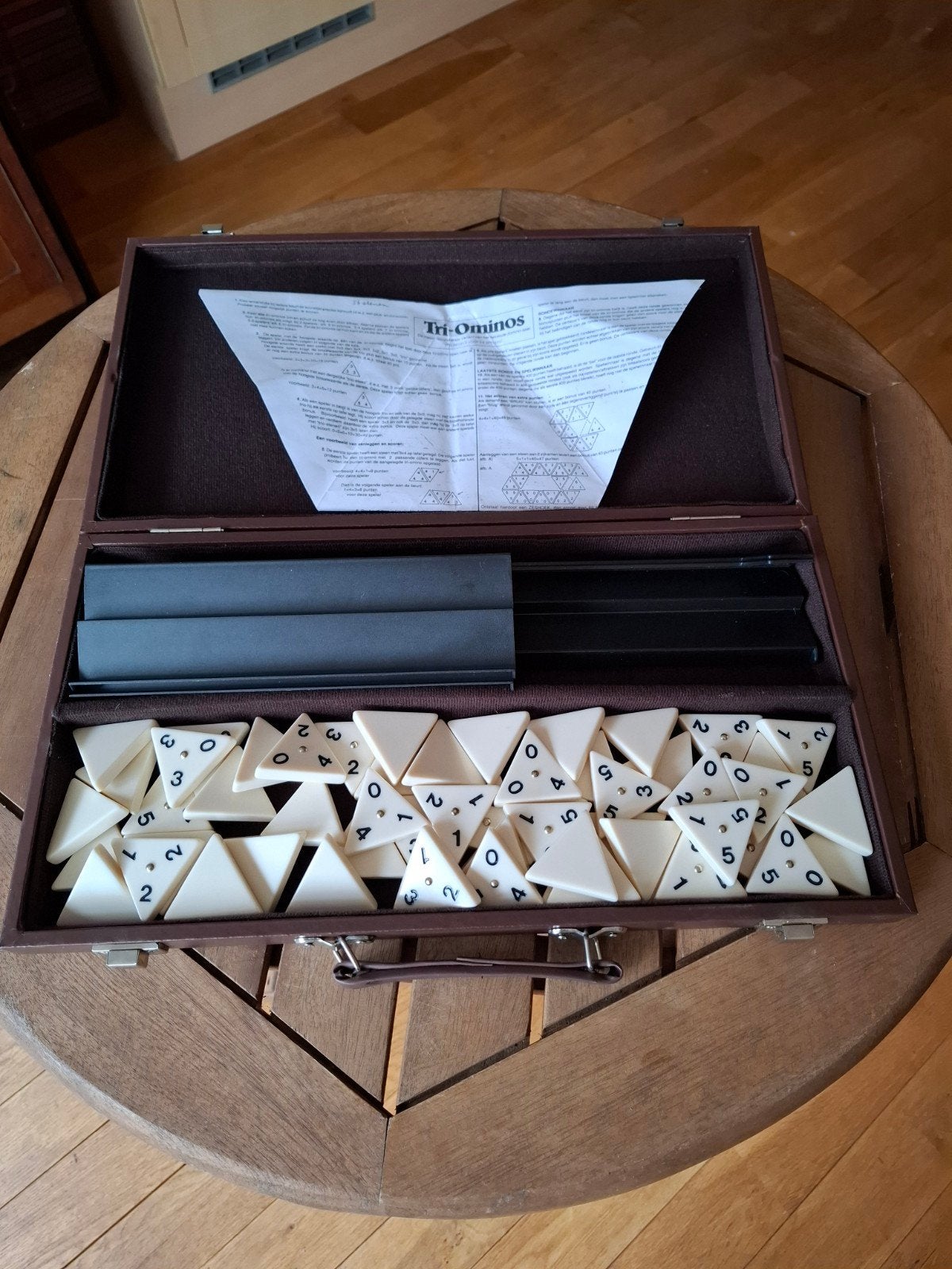 Luxe triominos spel in koffer, Ophalen of Verzenden