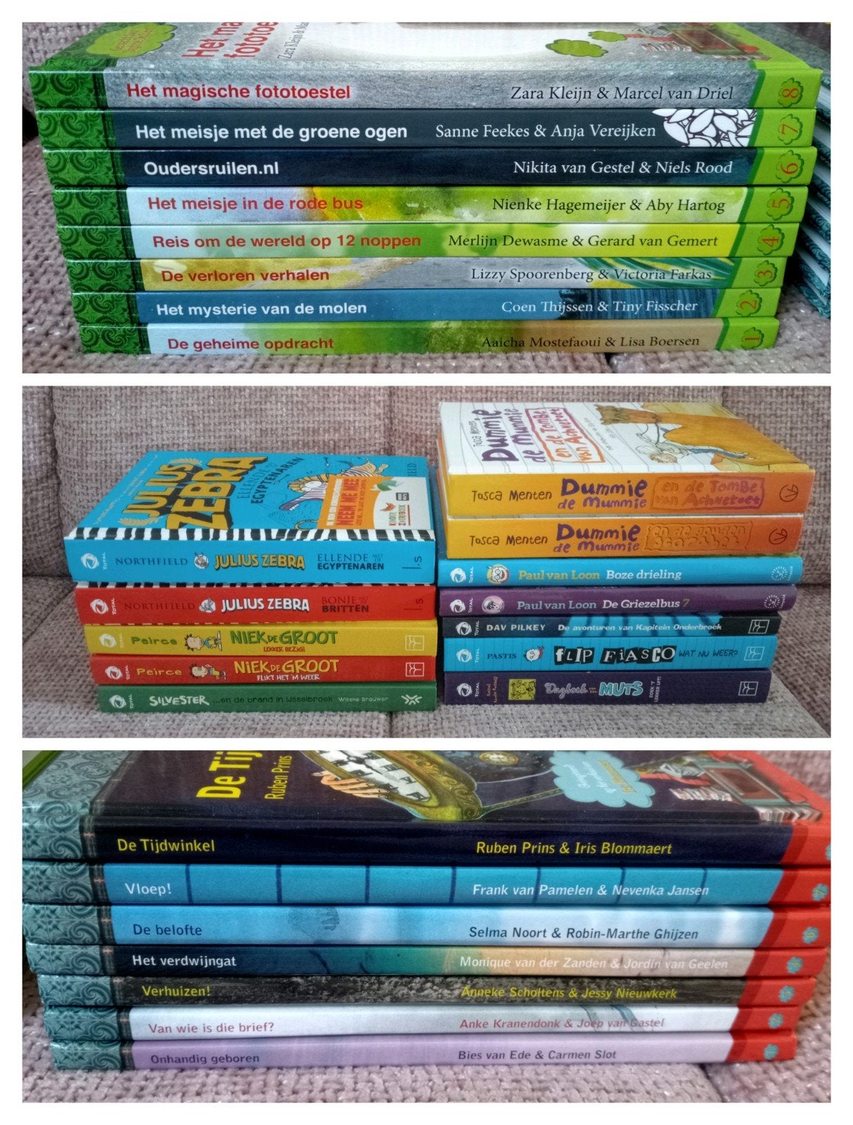 Drie boeken pakketten, kinderboeken, Nederlands, Ophalen of Verzenden, Zo goed als nieuw