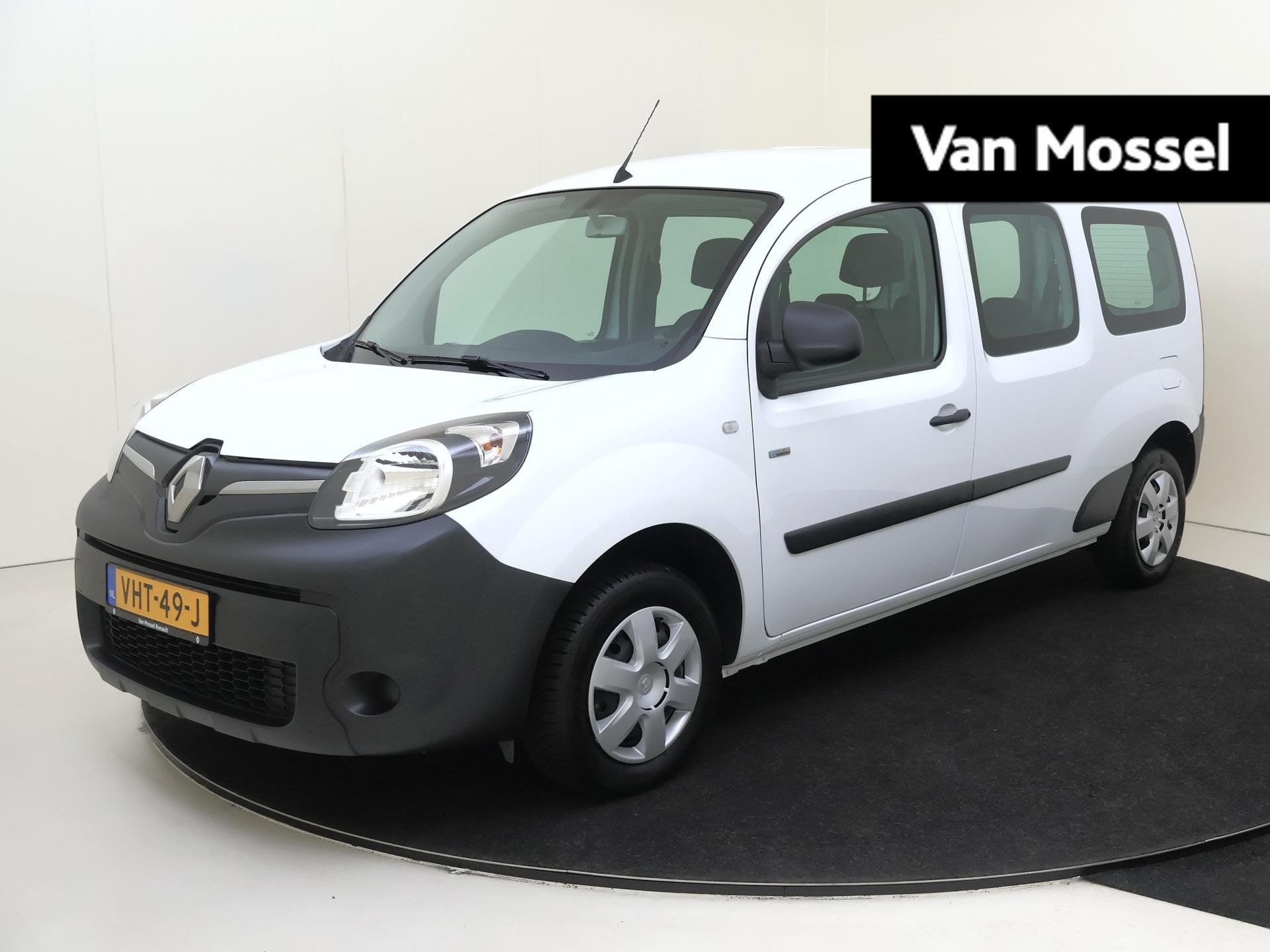 Renault Kangoo Z.E. Maxi 33kwh Koopaccu (incl) | 5 Zits | Au, Auto's, Bestelauto's, Bedrijf, Te koop, ABS, Airbags, Alarm, Bluetooth