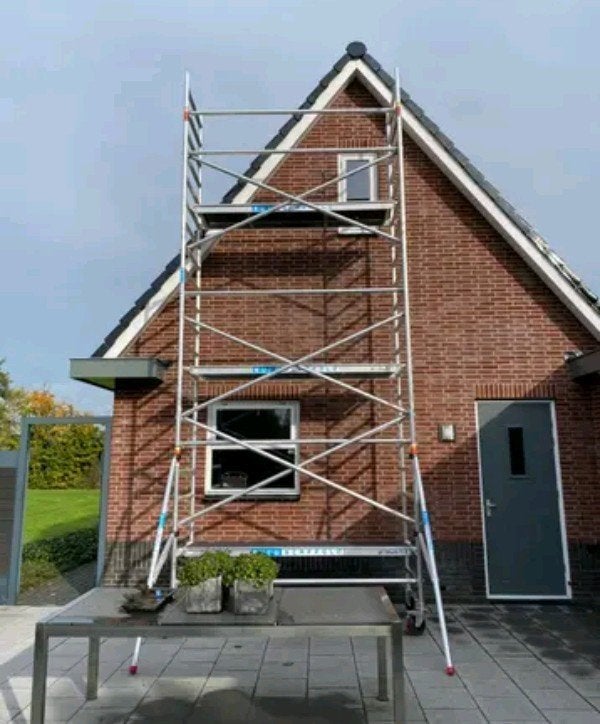 Kwaliteit rolsteiger 135x300x800cm, Doe-het-zelf en Verbouw, Ophalen of Verzenden, Rolsteiger of Kamersteiger, 5 meter of hoger