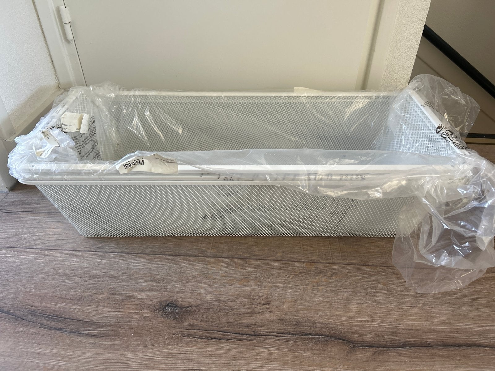 3 nieuwe Ikea Komplement manden incl ophangsysteem, Ophalen, 50 tot 100 cm, Nieuw, Metaal